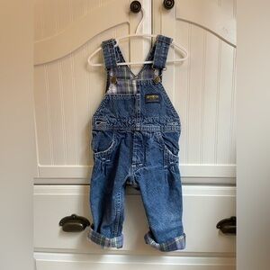 OshKosh B'gosh Kids' Blue Denim Overalls made in canada